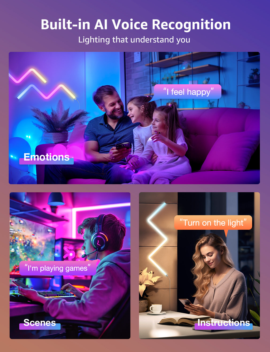 Lepro WL1 AI Smart RGB Wall Lights