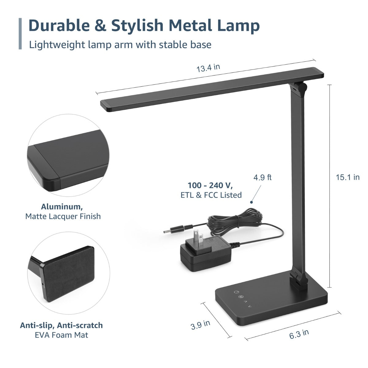 Lepro LED Desk Lamp (Black)