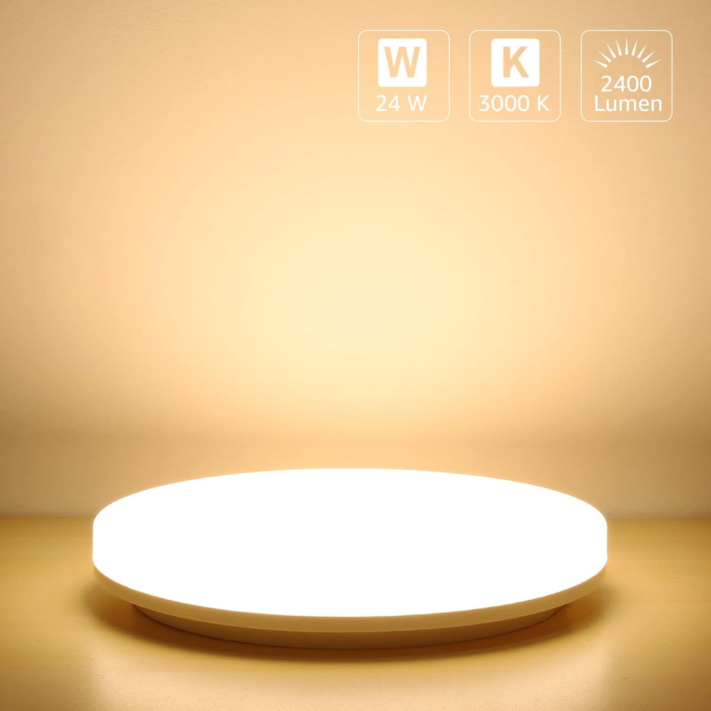 Lepro Flush Mount LED Ceiling Light 2400lm 200W Equivalent