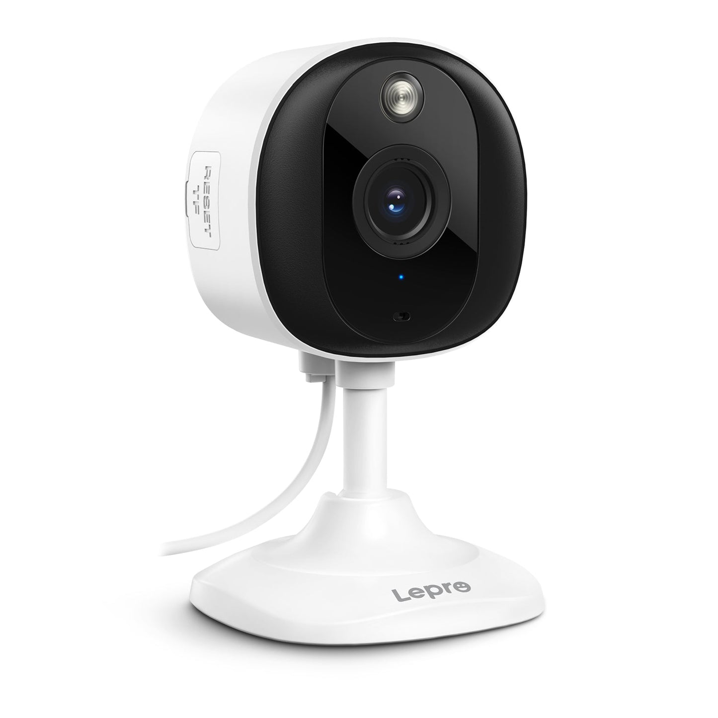 Lepro 2K Security Indoor & Outdoor Camera for Baby Care, Pet Monitoring, Remote Intercom, Night Vision, 2-Way Audio, Cloud & SD Card Storage (SD Card Not Included)