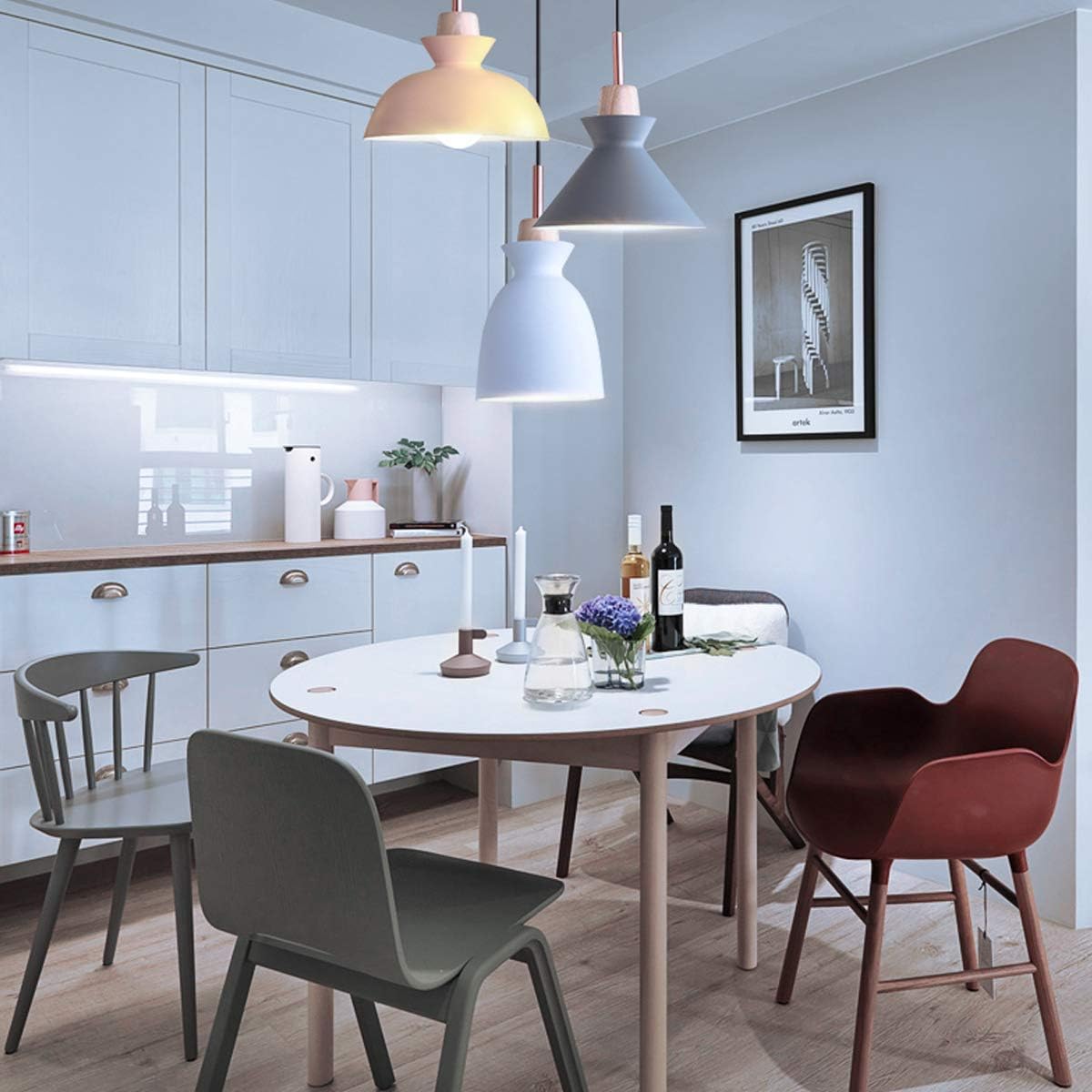 Lepro LED Light Bulbs 60 Watt Eqv Annual Save $6.12 per, 9W 800 Lumens Non-Dimmable, Daylight White 5000K, A19 E26 Standard Medium Base, 10000 Hour Lifetime