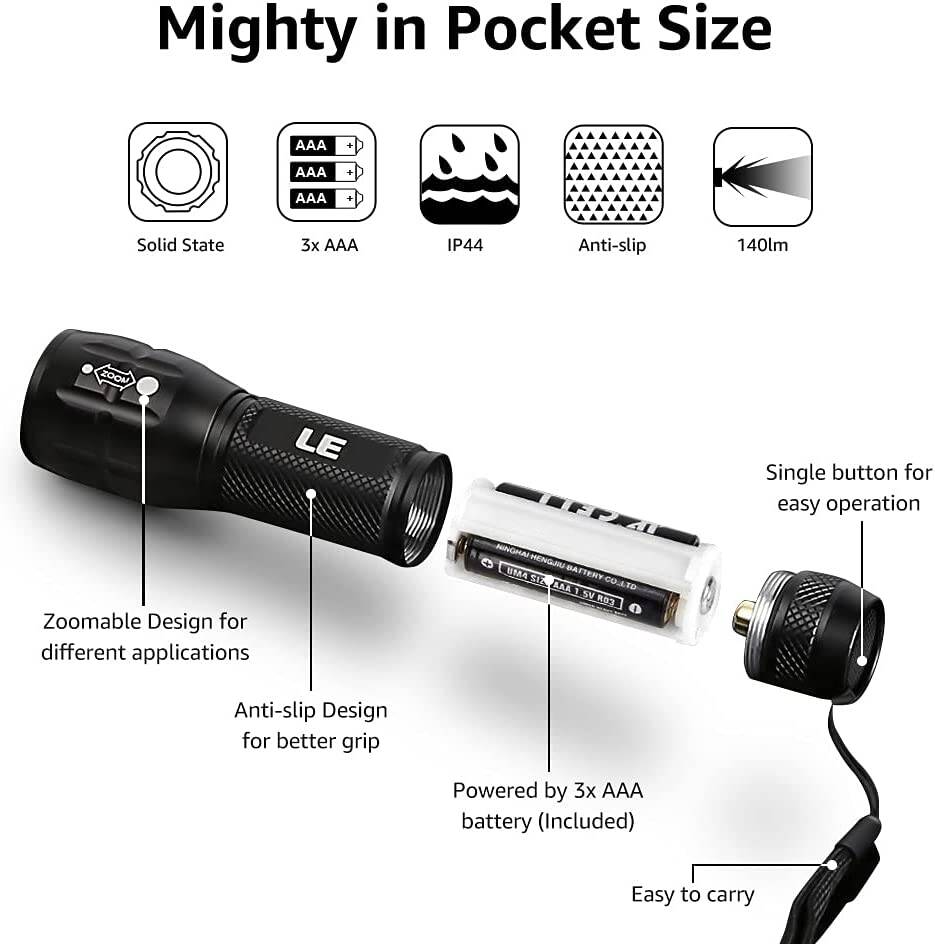 Lepro LED Flashlights High Lumens