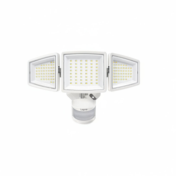 Lepro Three-head LED flood light with motion sensor