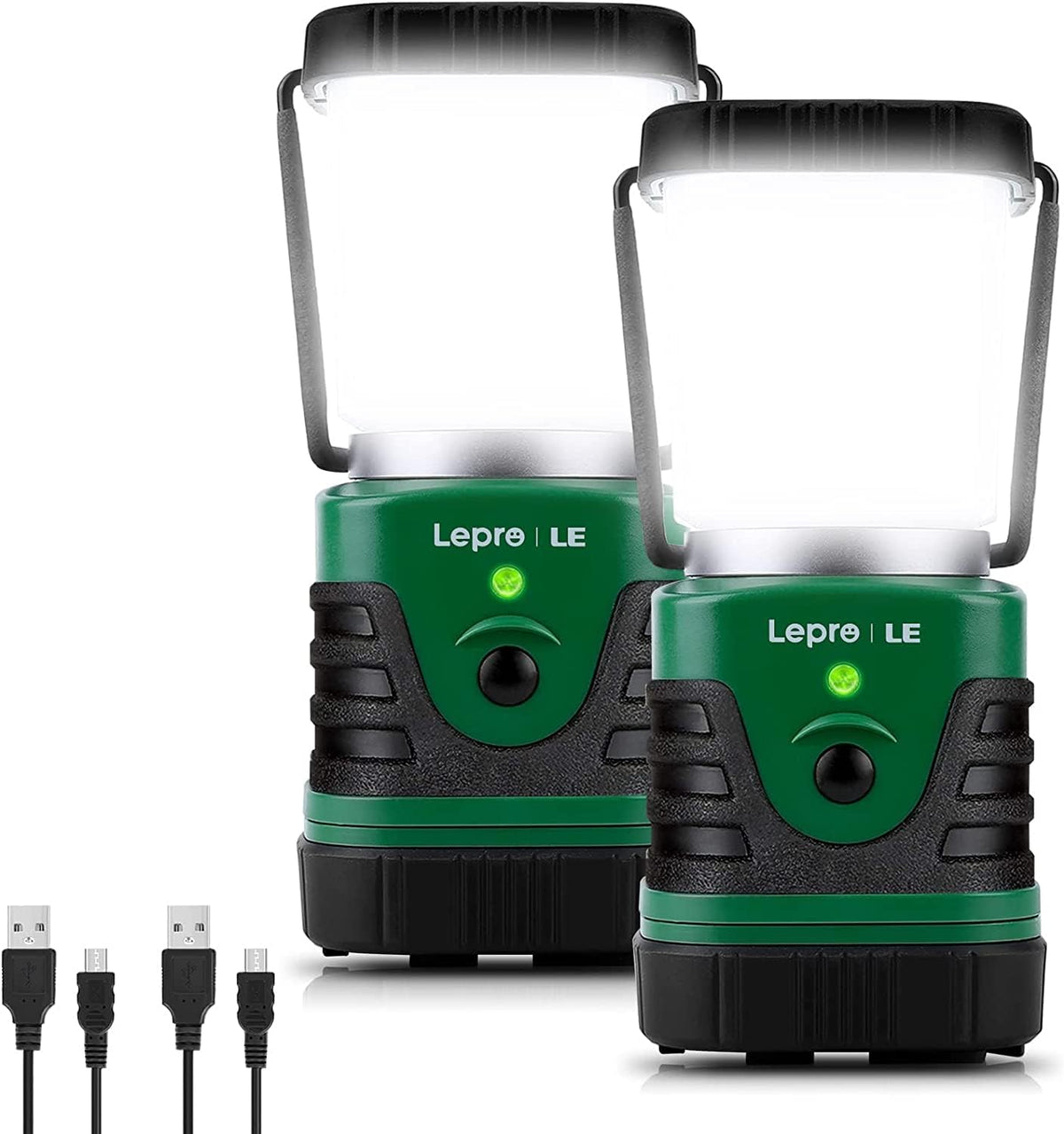 Lepro Portable LED Camping Lantern (1000LM, IP44 Waterproof, Rechargeable)