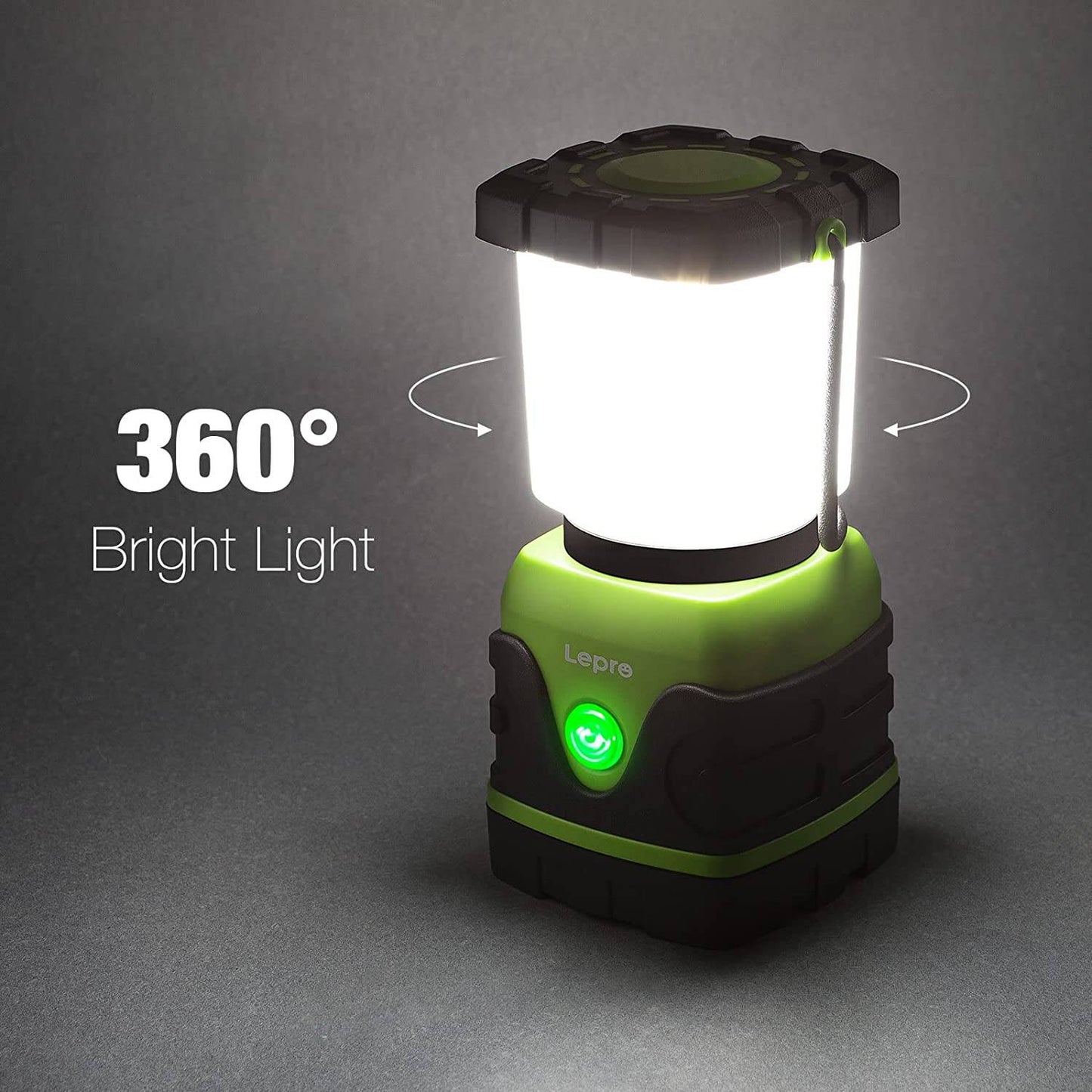 Lepro Rechargeable LED Camping Lantern (1600LM, IPX4 Waterproof)
