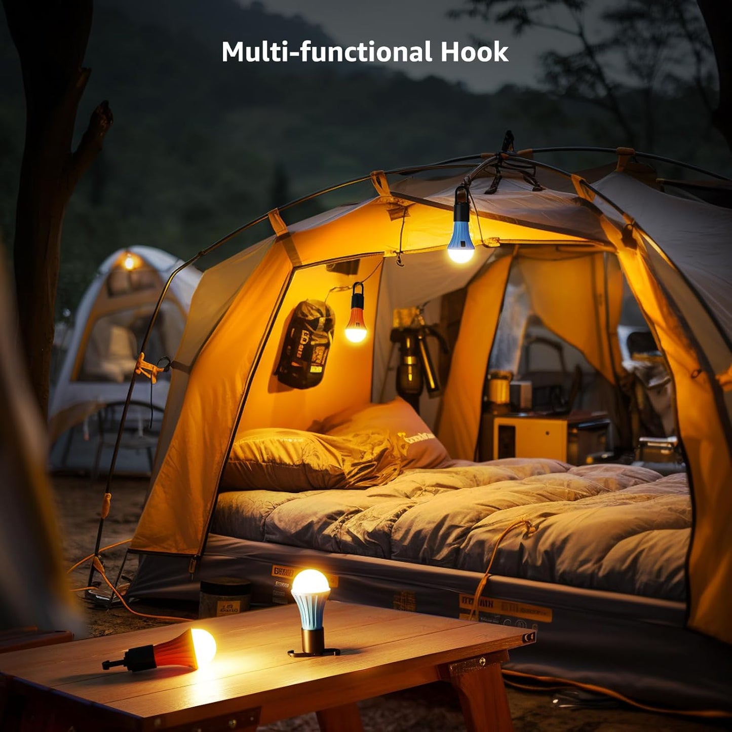 Lepro LED Rechargeable Camping Lantern (2-Pack)