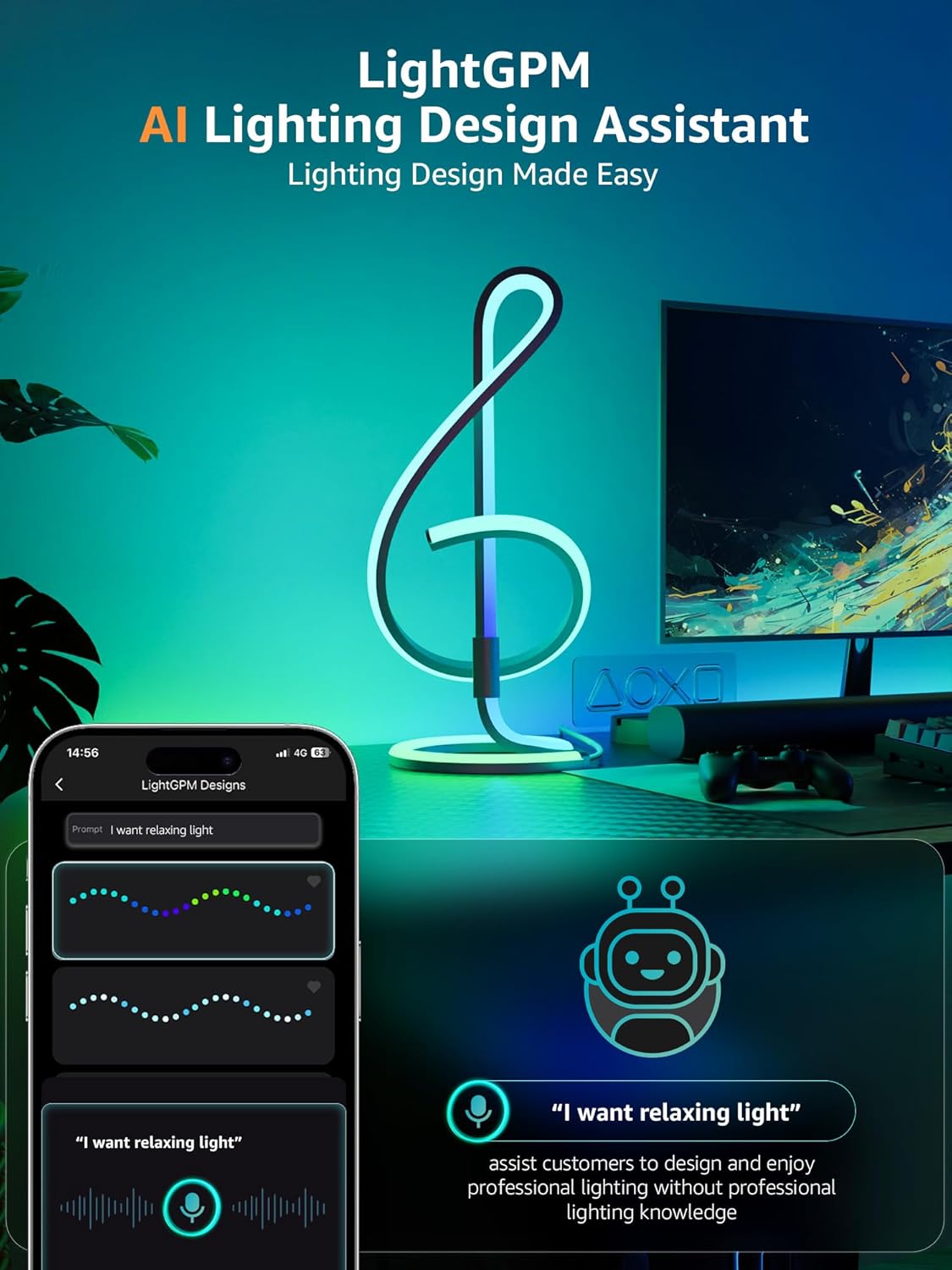 Lepro TB2 AI Smart Table Lamp