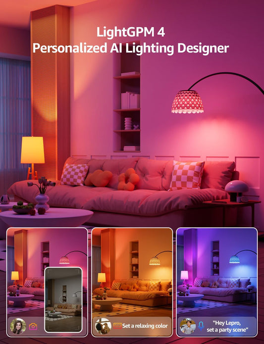 Lepro B1 AI Smart Light Bulbs