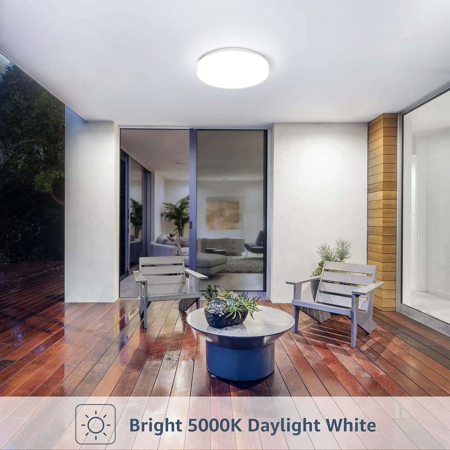 LE Flush Mount LED Ceiling Light for Bathroom