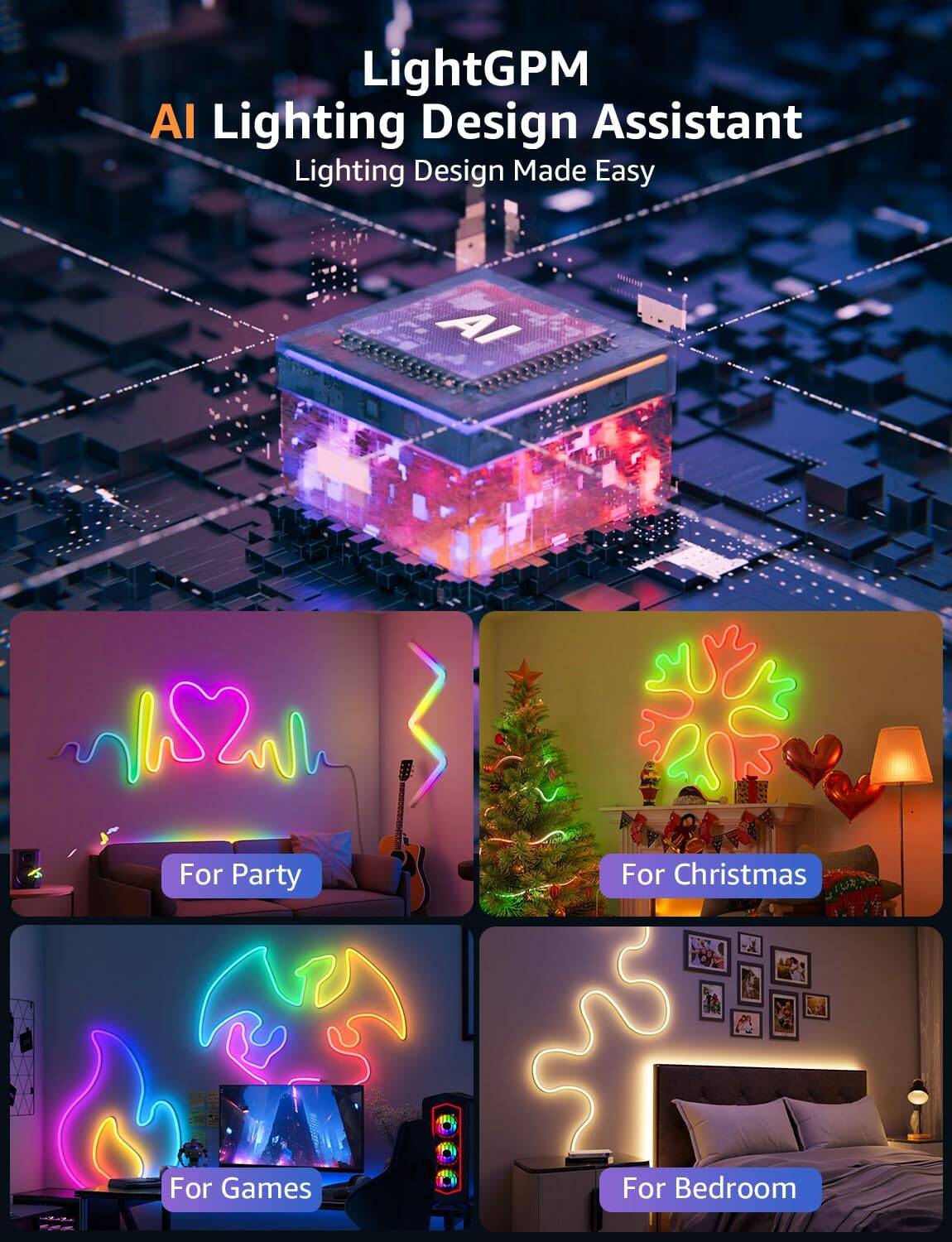 Lepro N1 AI Smart RGB Rope Lights