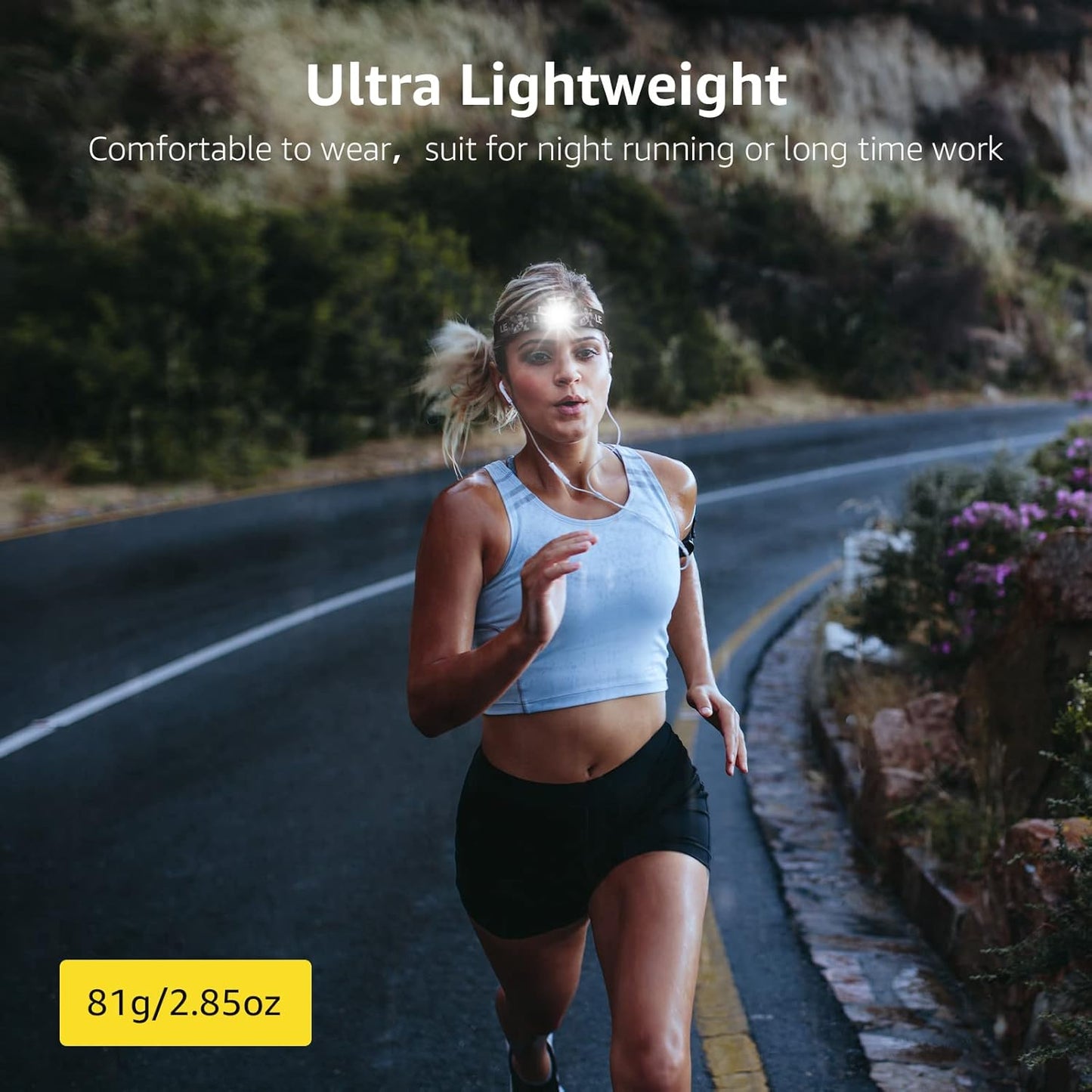 Lepro LED Headlamp Rechargeable 2-Pack