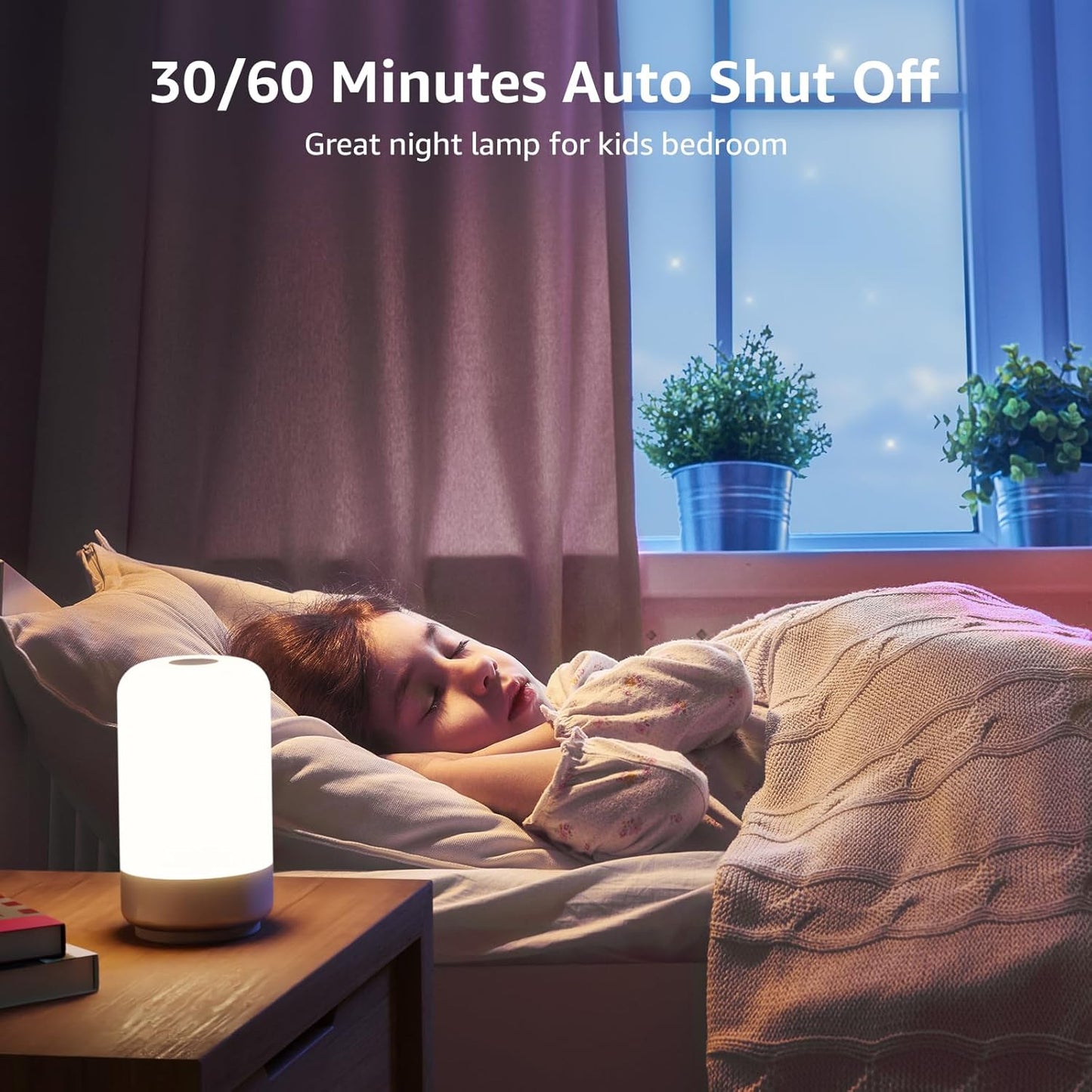 Lepro RGB Dimmable Table Lamp with Metallic Base