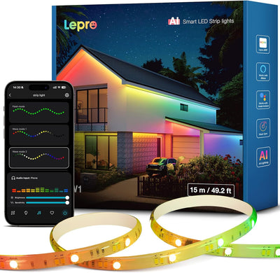 Lepro SW1 AI Smart Outdoor LED Strip Lights