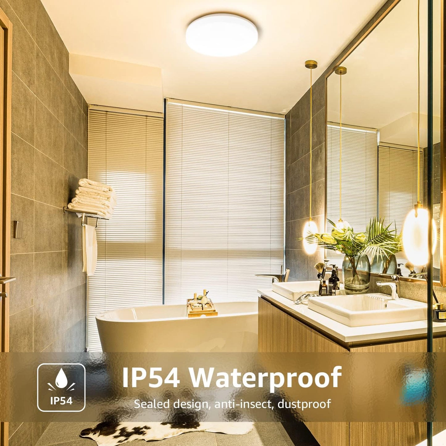 Lepro Flush Mount LED Ceiling Light Fixture