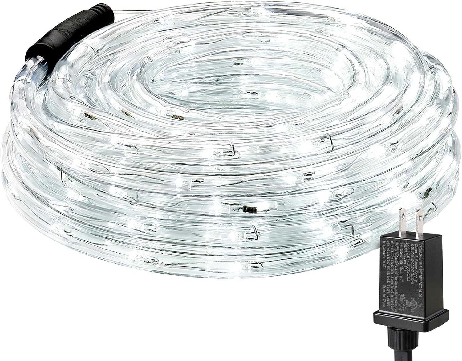 Lighting EVER Outdoor Rope Lights Cool White 6000K 33ft 240 LED – Lepro US