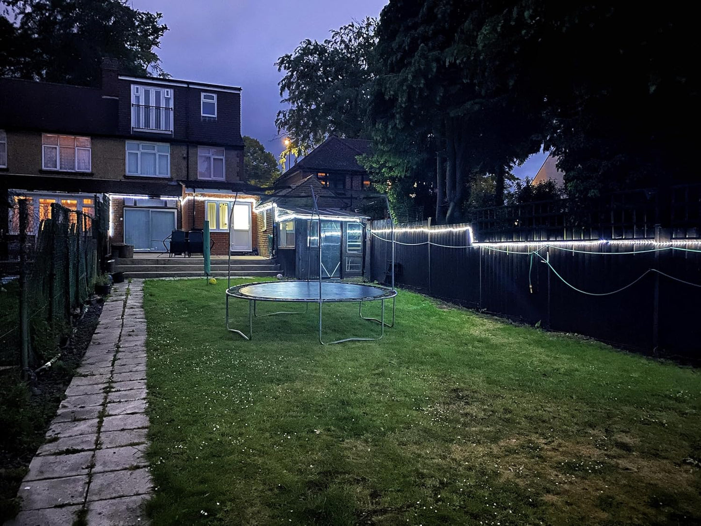 Lepro Outdoor Rope Lights (Cool White 6000K, 33ft, 240 LEDs)