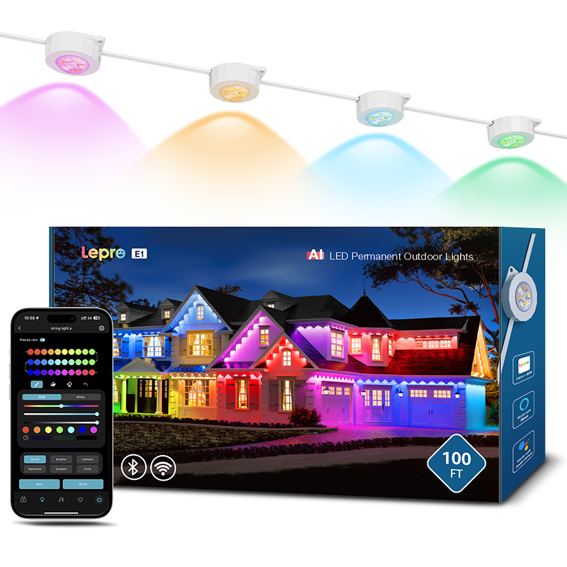 Lepro E1 AI-Powered Permanent Outdoor Lights