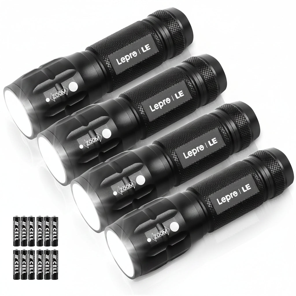 Lepro_Portable_LED_Flashlight_High_Lumens_4_packs