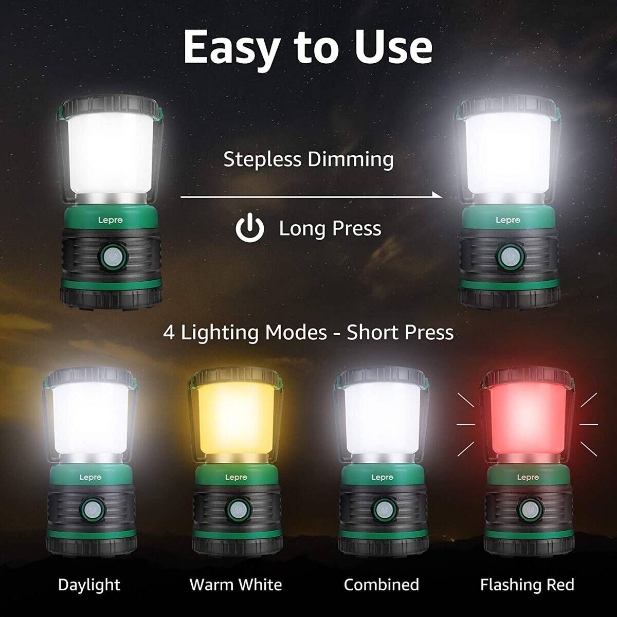 Lepro Lantern Camping Lantern (1500LM)