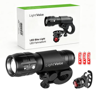 LightVioce LED Bike Light Set
