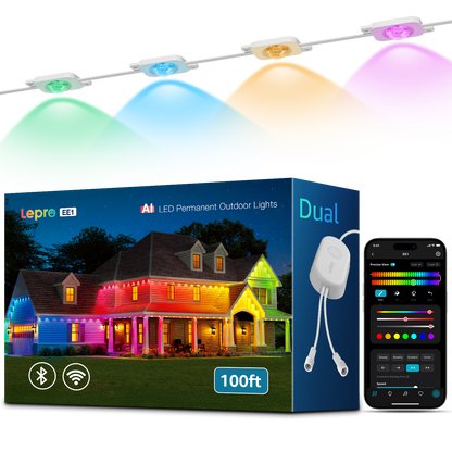 Lepro EE1 AI-Powered Permanent Outdoor Lights