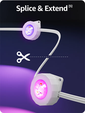 Lepro E1 AI-Powered Permanent Outdoor Lights | Holiday Decor