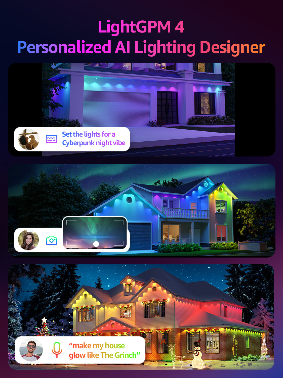 Lepro E1 AI-Powered Permanent Outdoor Lights