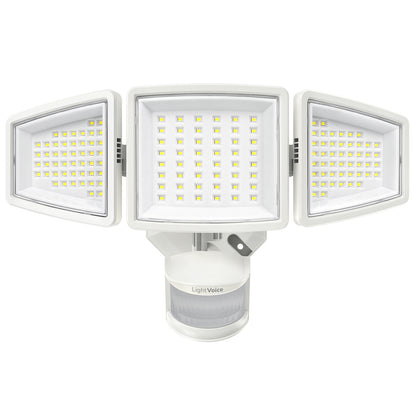 LightVioce Outdoor Motion Sensor LED Security Lights