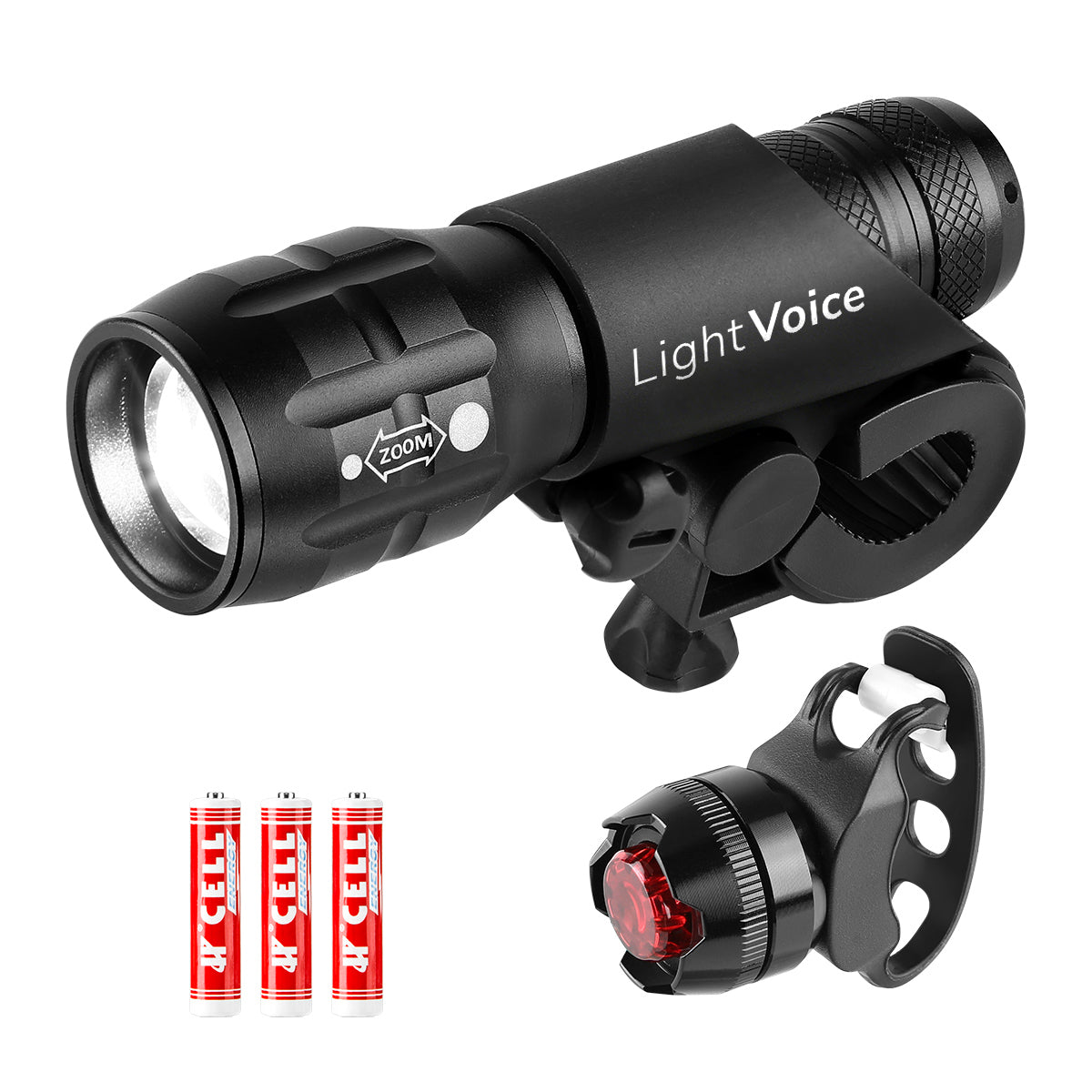 LightVioce LED Bike Light Set