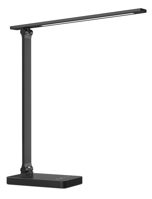 Lepro Touch-Control LED Desk Lamp – Dimmable with 3 Color Modes for Home & Office (Black)