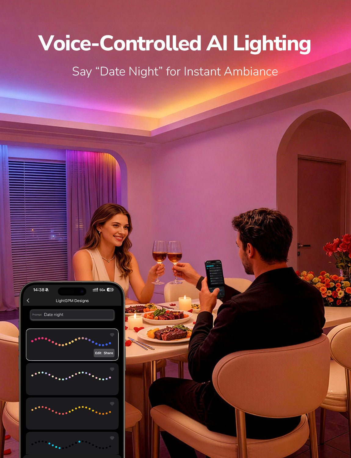 Lepro S1 Smart LED Strip Lights with AI Features