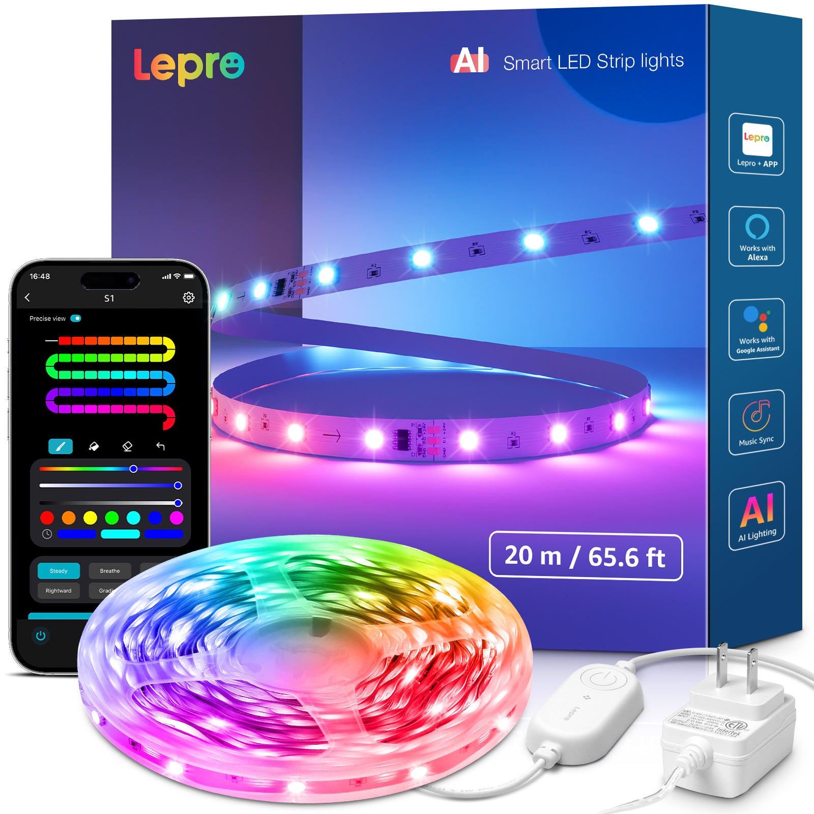 Lepro S1 Smart LED Strip Lights with AI Features
