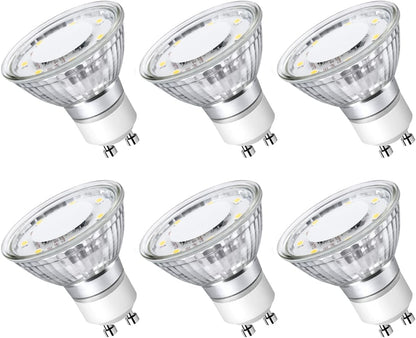 Lepro GU10 LED Light Bulbs, Non-Dimmable, 4W (35W Equivalent), 2700K Warm White, 100° Flood Beam