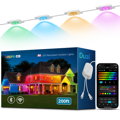 Lepro EE1 AI-Powered Permanent Outdoor Lights