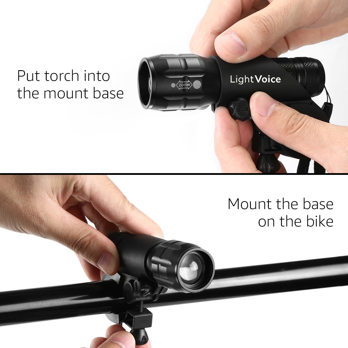 LightVioce LED Bike Light Set