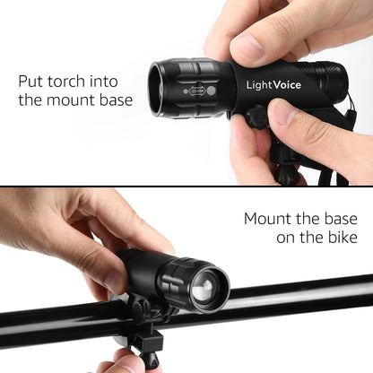 LightVioce LED Bike Light Set