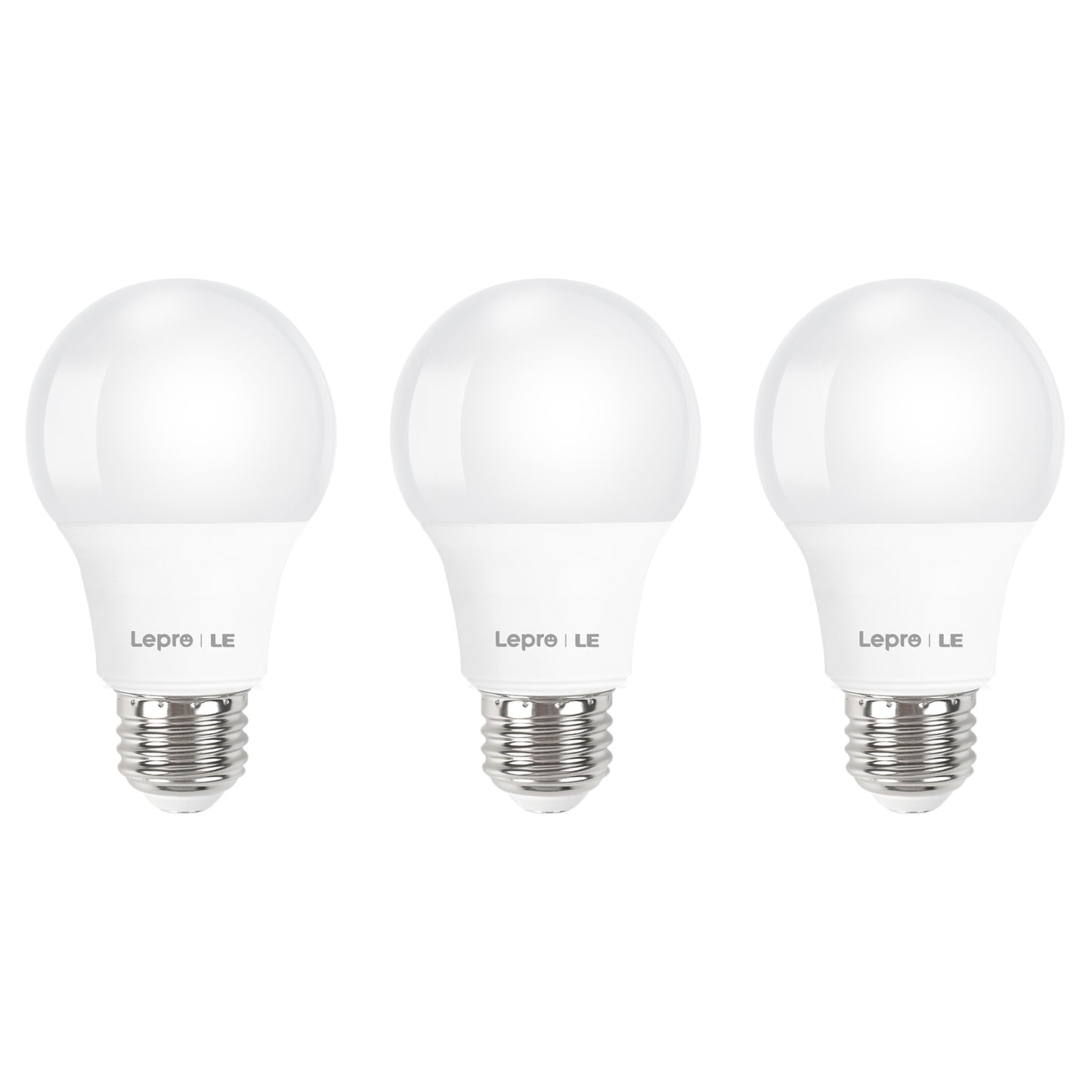 Lepro A19 LED Light Bulb, 2700K Warm White, 800 Lumens, E26 Medium Base, Non-Dimmable, 9W (60W Equivalent)