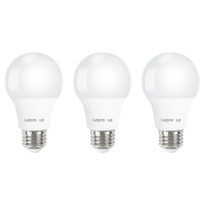 Lepro A19 LED Light Bulb, 2700K Warm White, 800 Lumens, E26 Medium Base, Non-Dimmable, 9W (60W Equivalent)