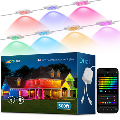 Lepro EE1 AI-Powered Permanent Outdoor Lights