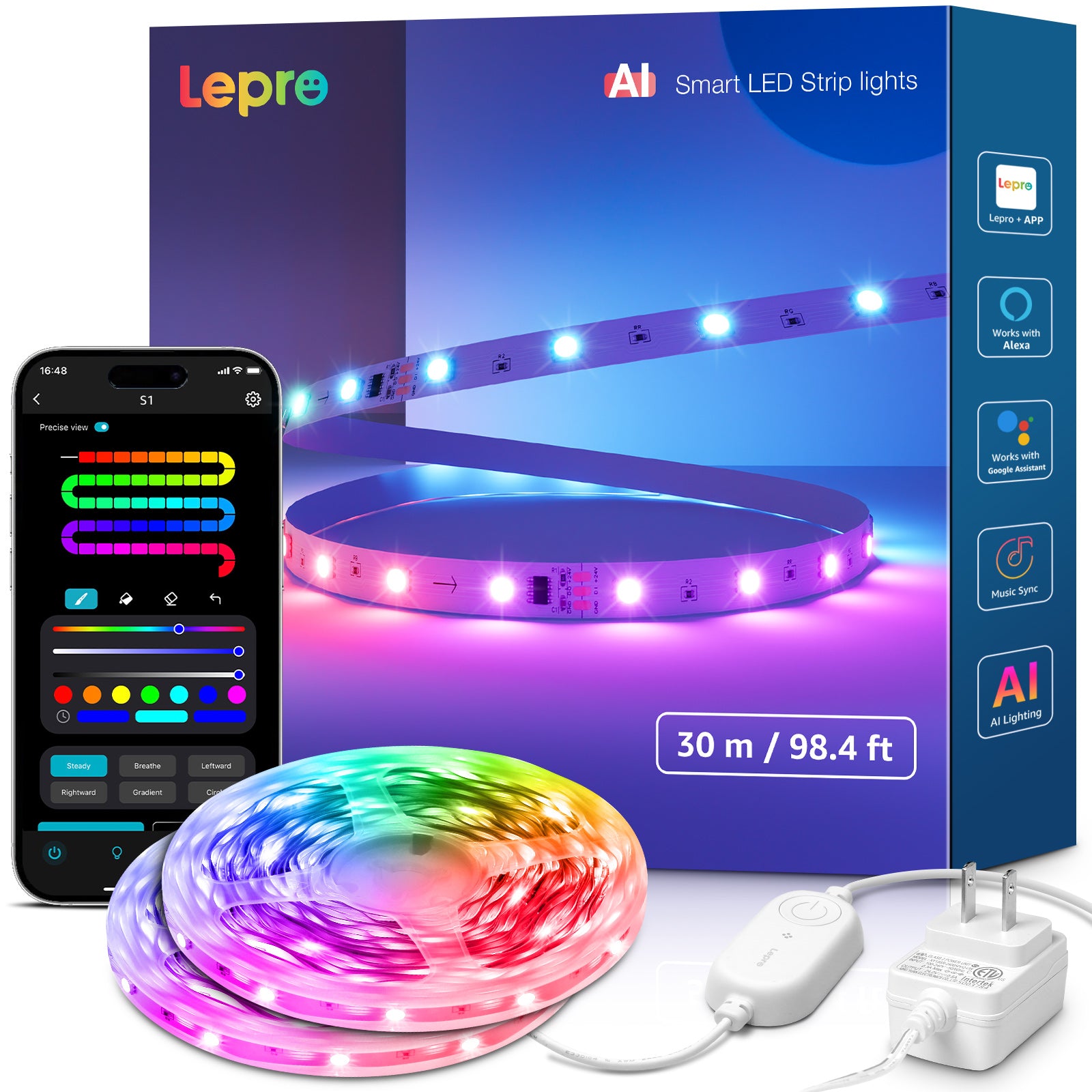 Lepro S1 Smart LED Strip Lights with AI Features