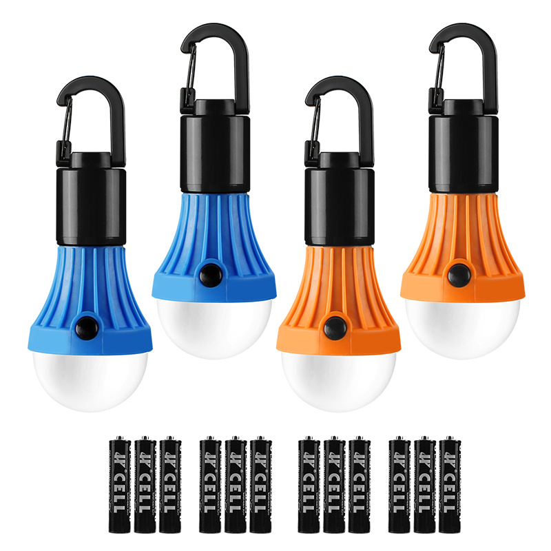 Lepro Camping Light Bulbs with Clip Hook (4 Pack)