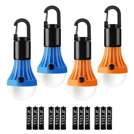 Lepro Camping Light Bulbs with Clip Hook (4 Pack)