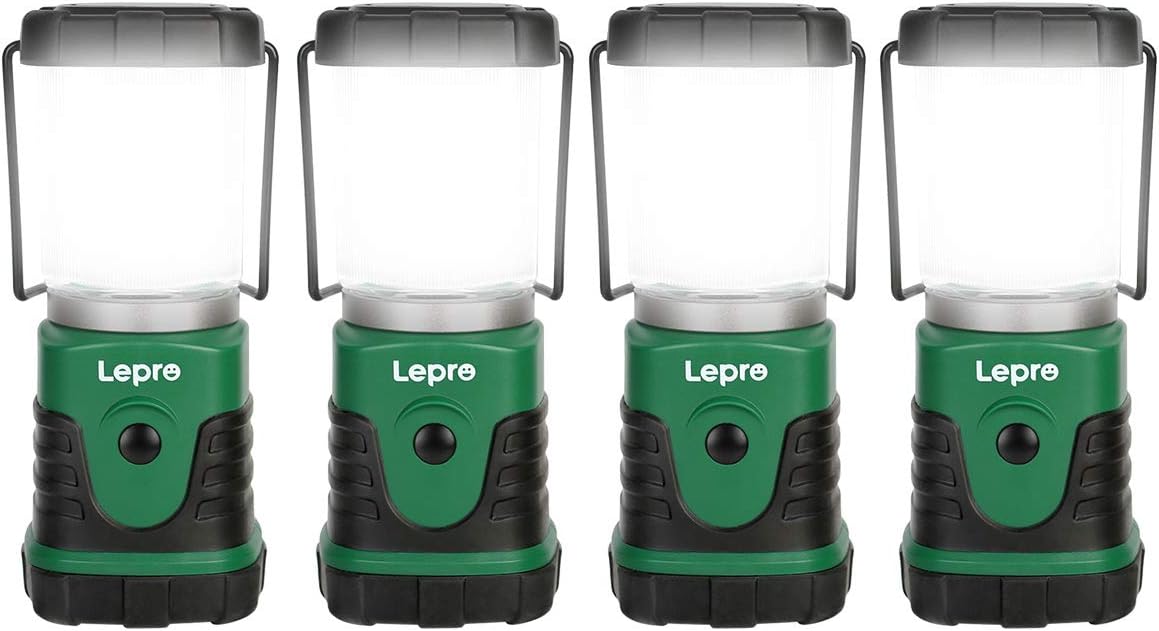 Lepro Portable LED Camping Lantern (350 lm, AA Battery Powered)