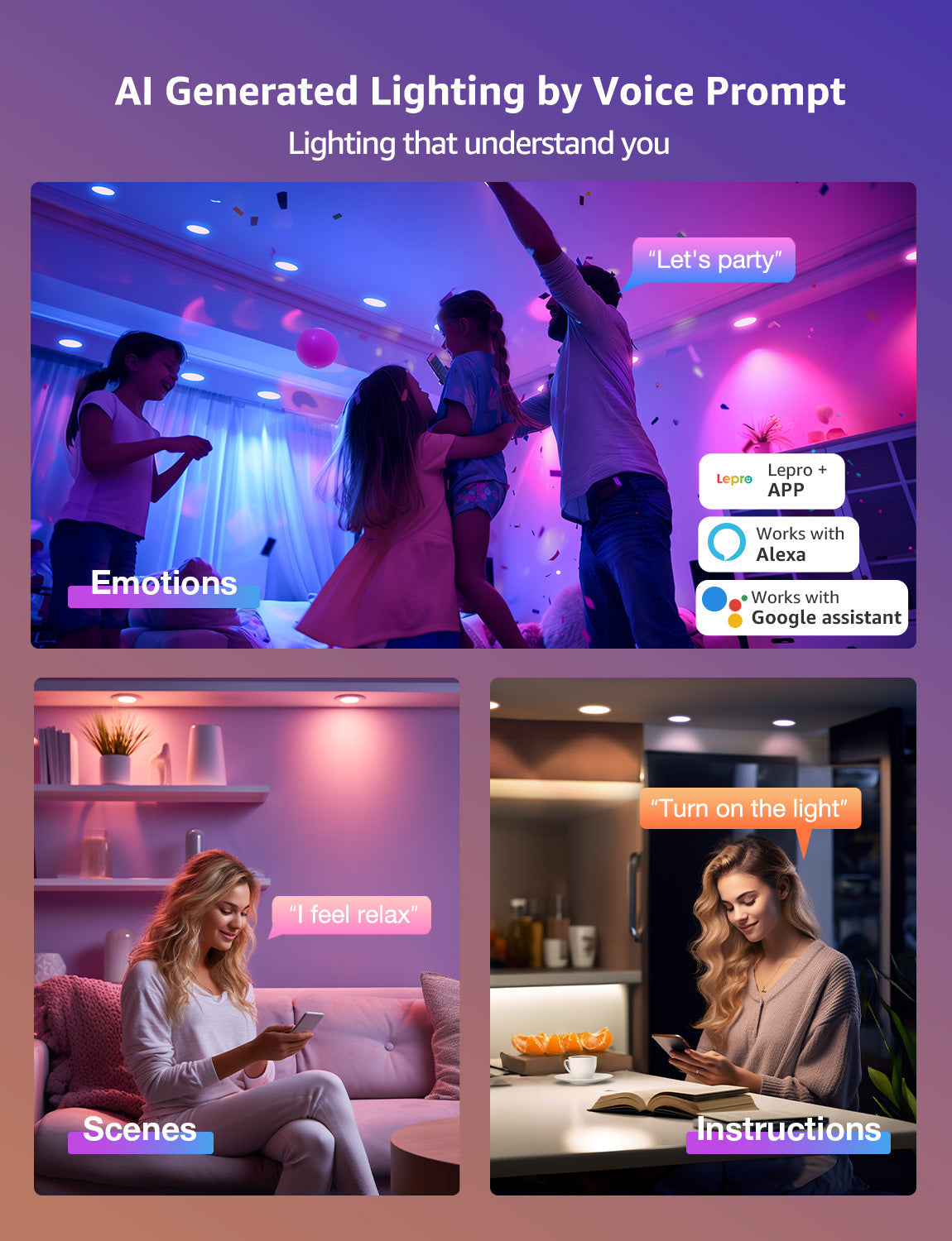 Lepro R2 AI LED Recessed Light