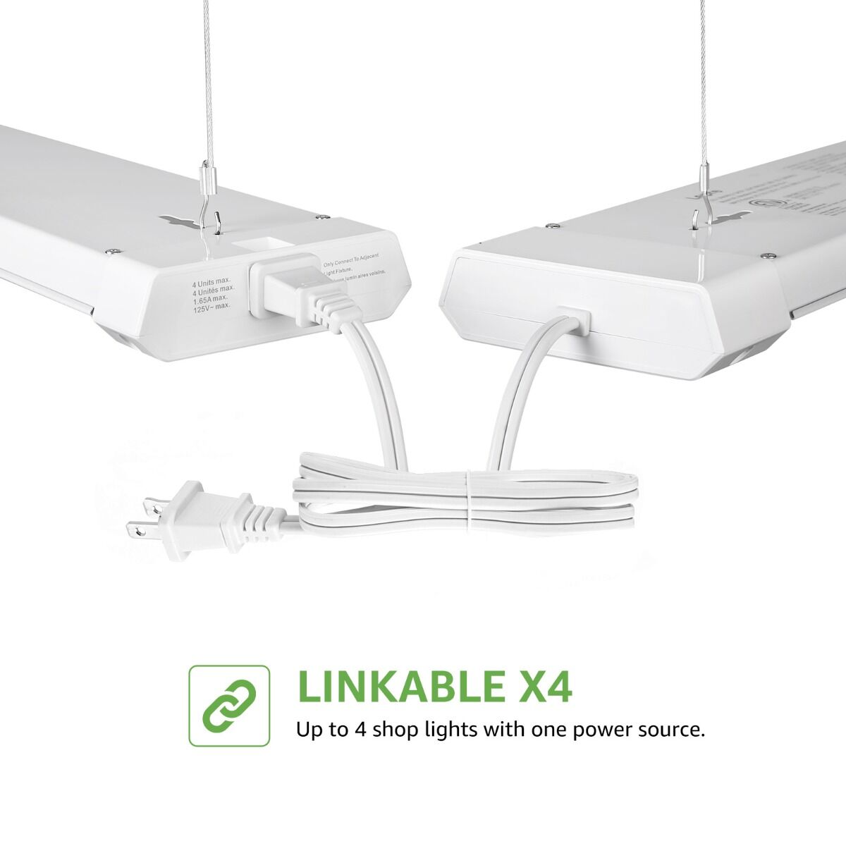 Lepro 6 Pack 4ft LED Shop Lights