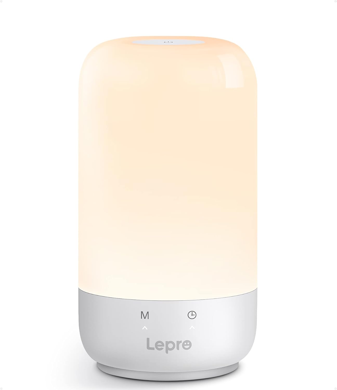 Lepro RGB Dimmable Table Lamp with Metallic Base