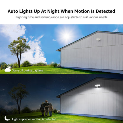 LightVioce Outdoor Motion Sensor LED Security Lights