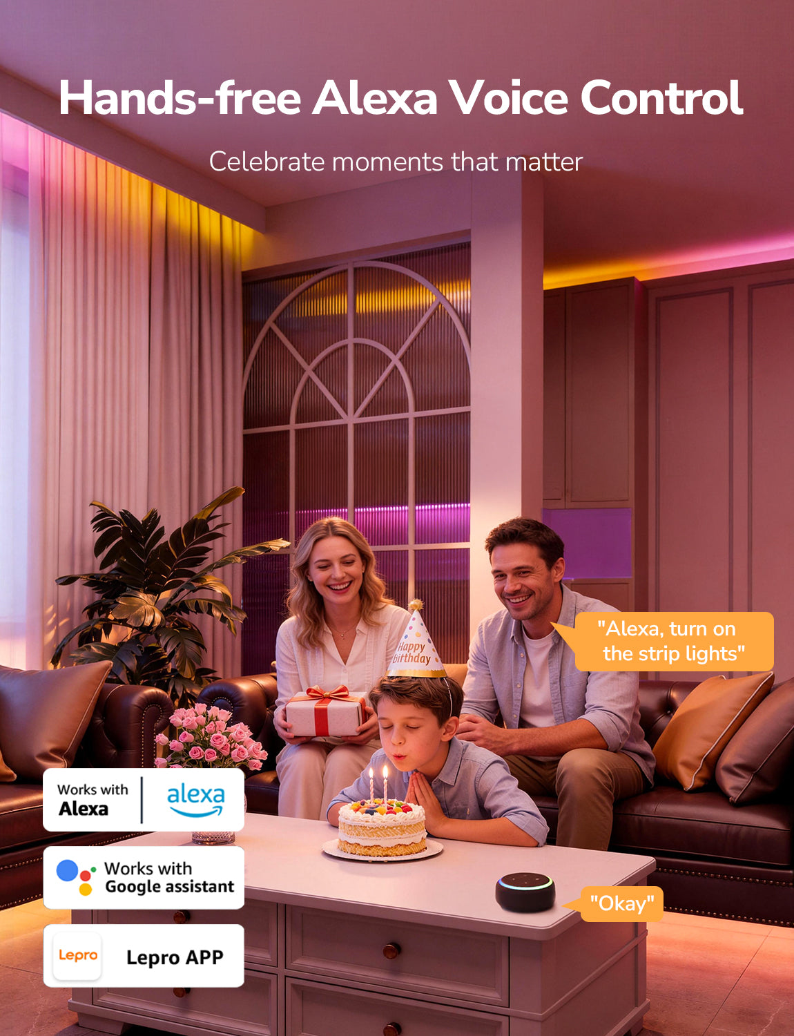 Lepro S1 Smart LED Strip Lights with AI Features