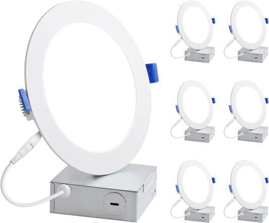 Lepro 6 Pack LED Recessed Lighting Daylight White