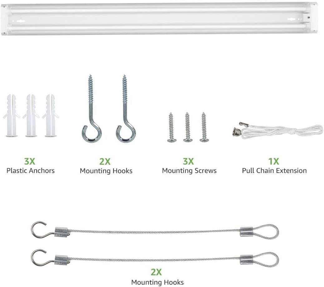 Lepro 6 Pack 4ft LED Shop Lights